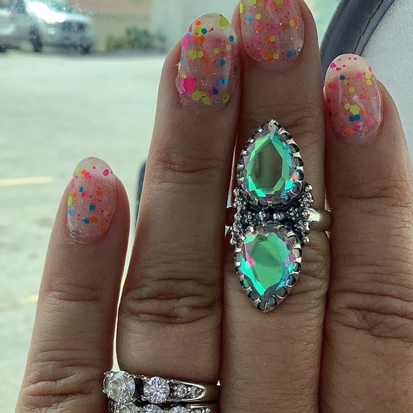 Gorgeous Silver with Mystic Quartz 💖💖 - Picture 4 of 7